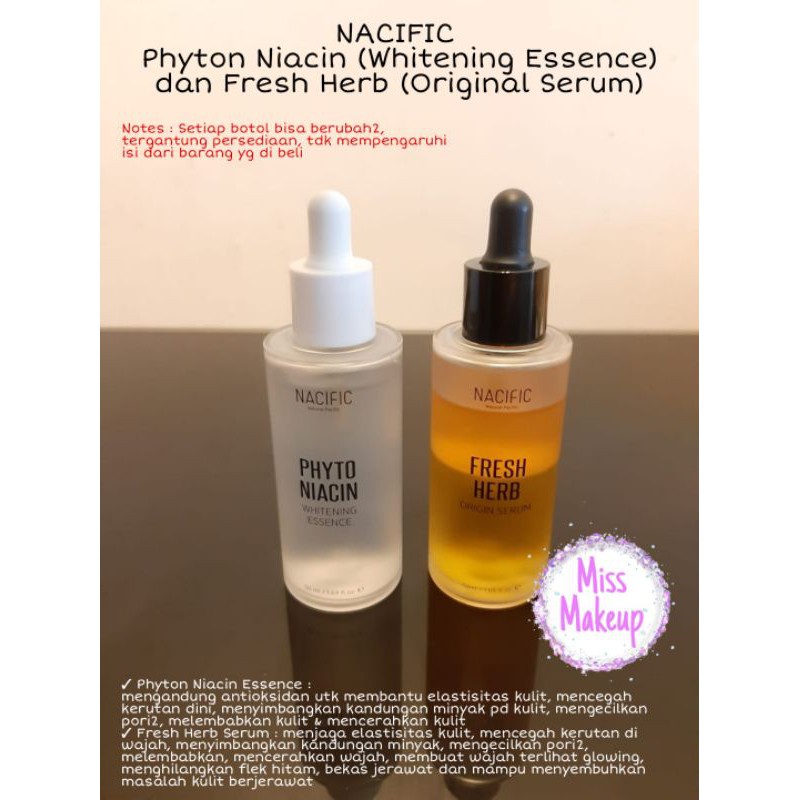 kandungan nacific whitening essence