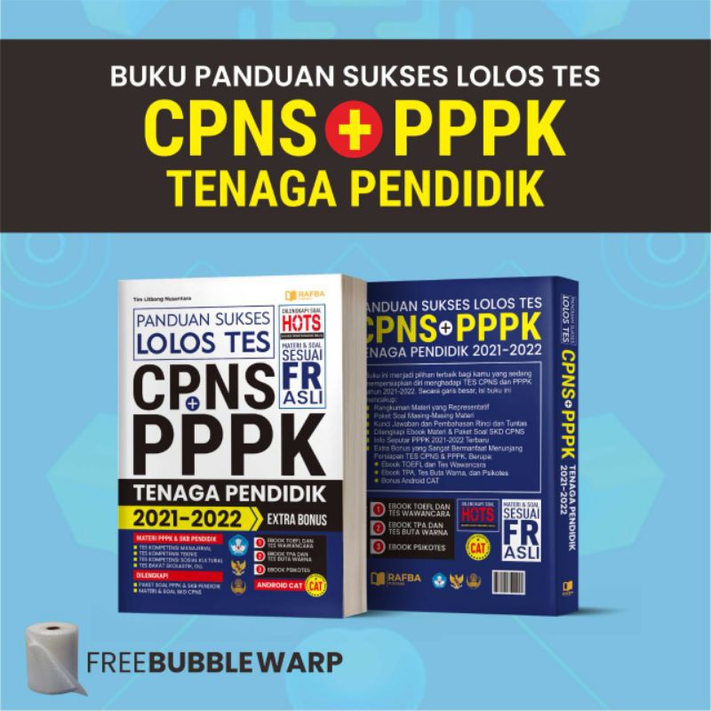 BUKU PPPK CPNS Tenaga Pendidik Guru 2021-2022 TERBARU