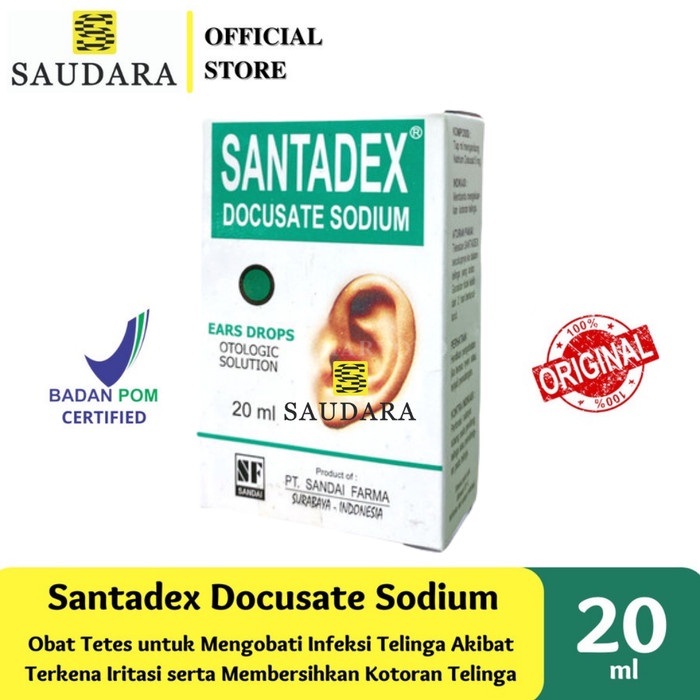 Jual Santadex Obat Telinga 20 Ml Indonesia Shopee Indonesia