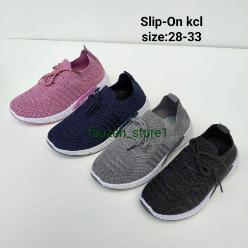 Sepatu Slip On Anak Kecil Laki-laki dan perempuan