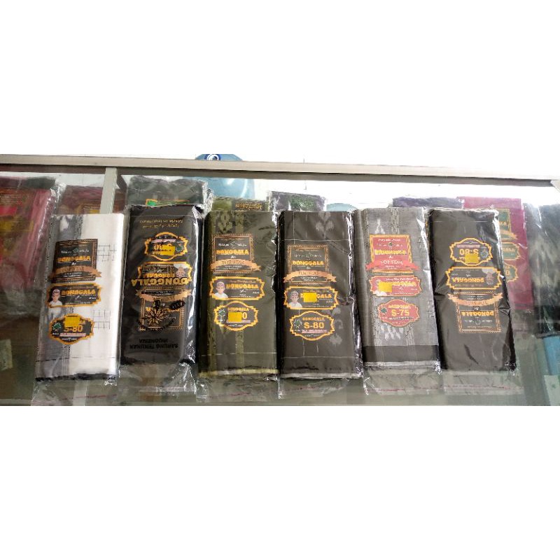 sarung tenun sutera SPUNSLIK DONGGALA A1 S-75/S-80