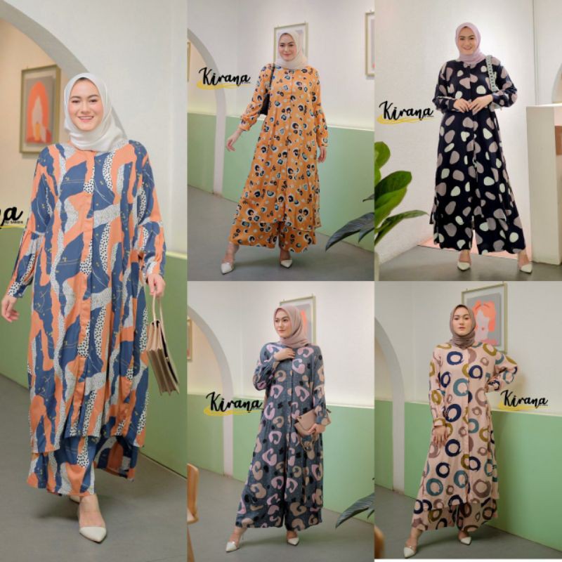 SETELAN KULOT & TUNIK By KIRANA