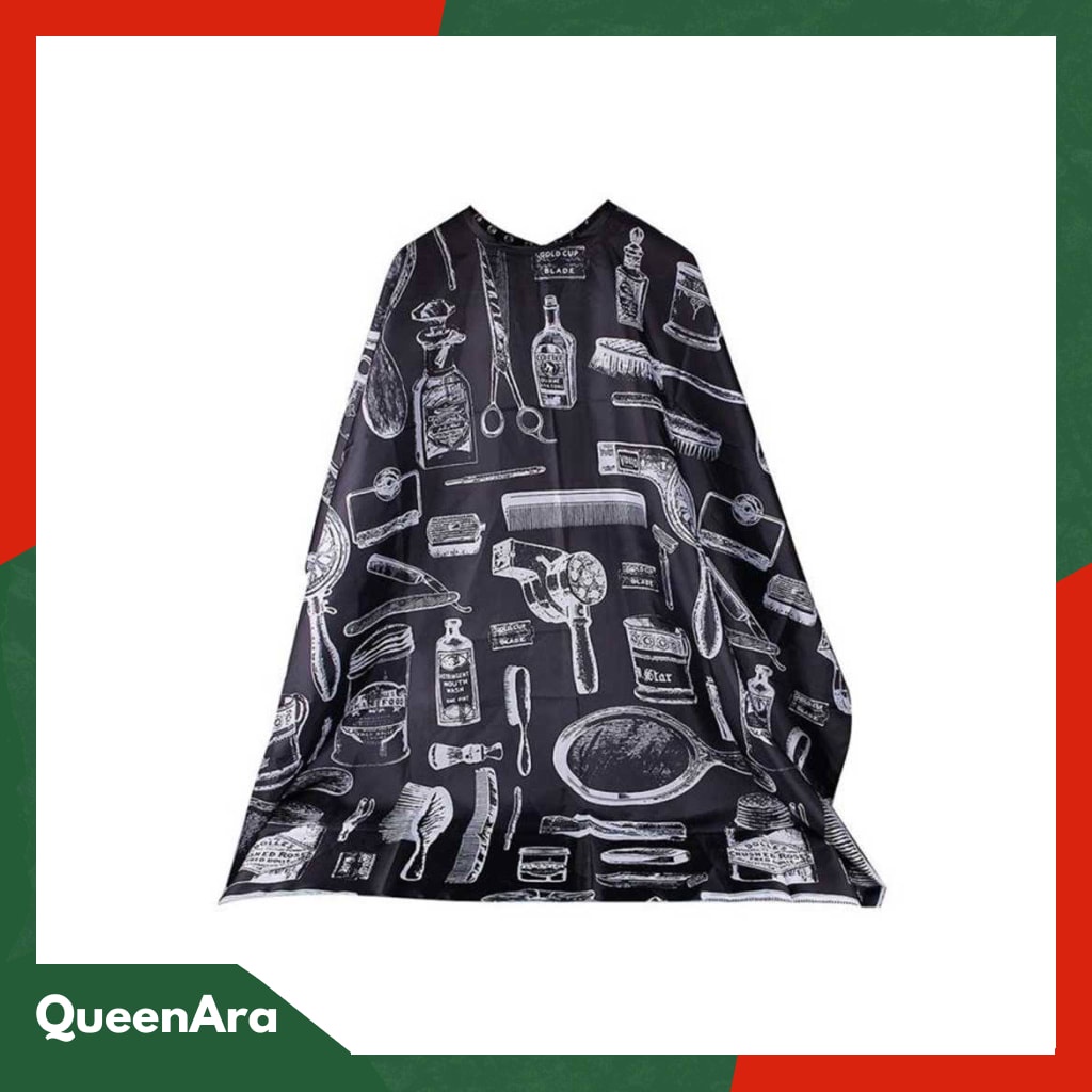 Courtier Jubah Apron Pangkas Rambut Salon Barbershop Cape - WB0