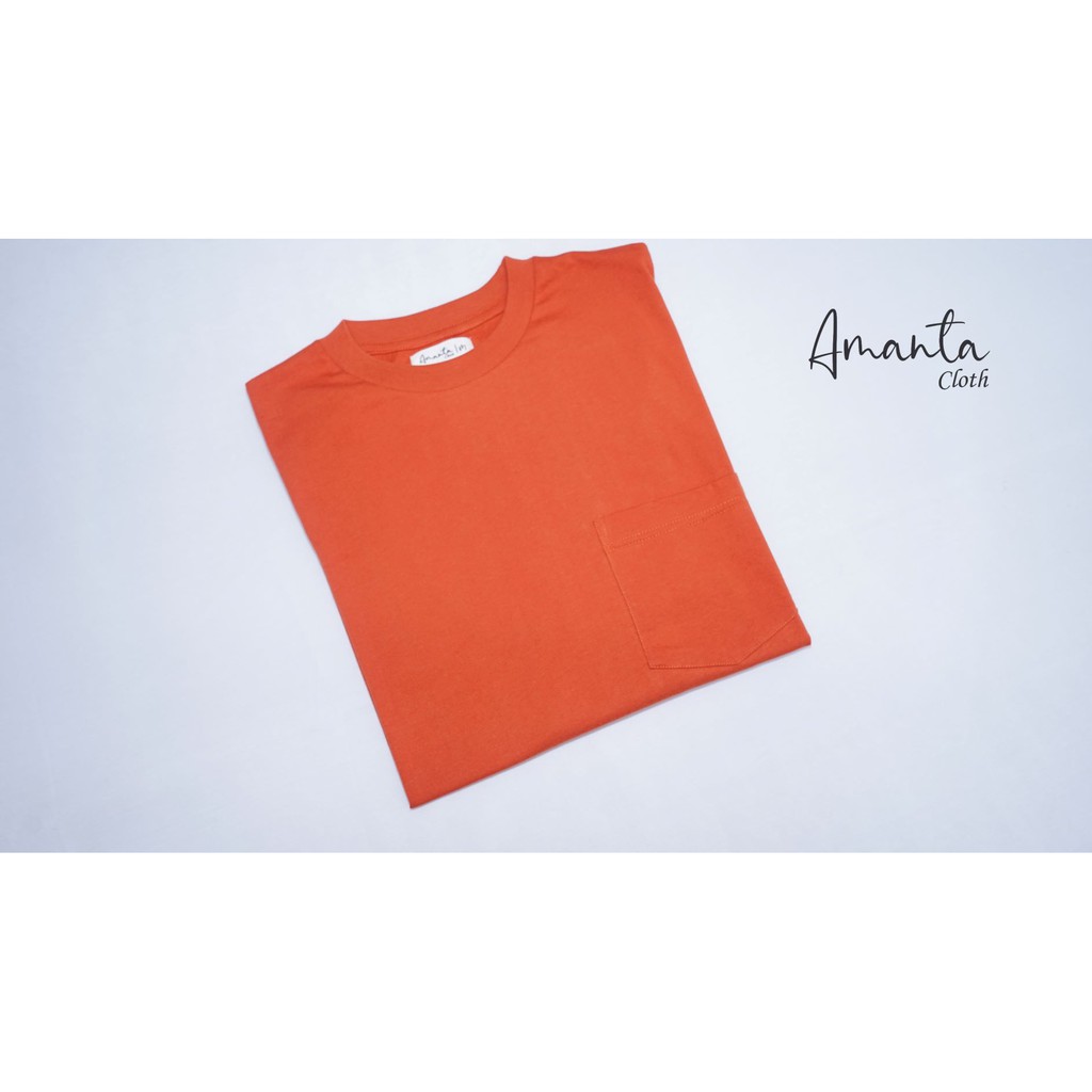 Kaos Oversized Merah Bata Unisex