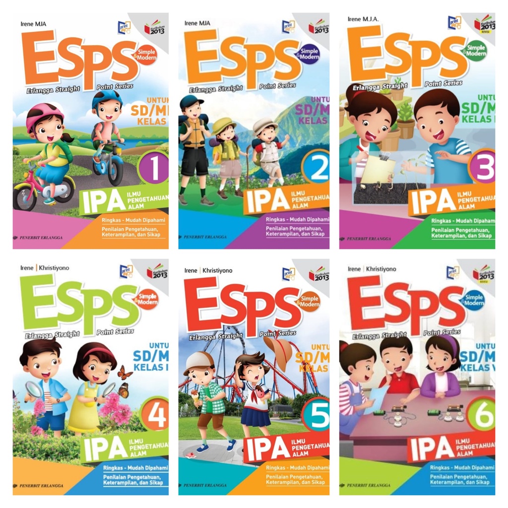 Jual BUKU ESPS IPA SD/MI KELAS 1,2,3,4,5,6 K13N Indonesia|Shopee Indonesia