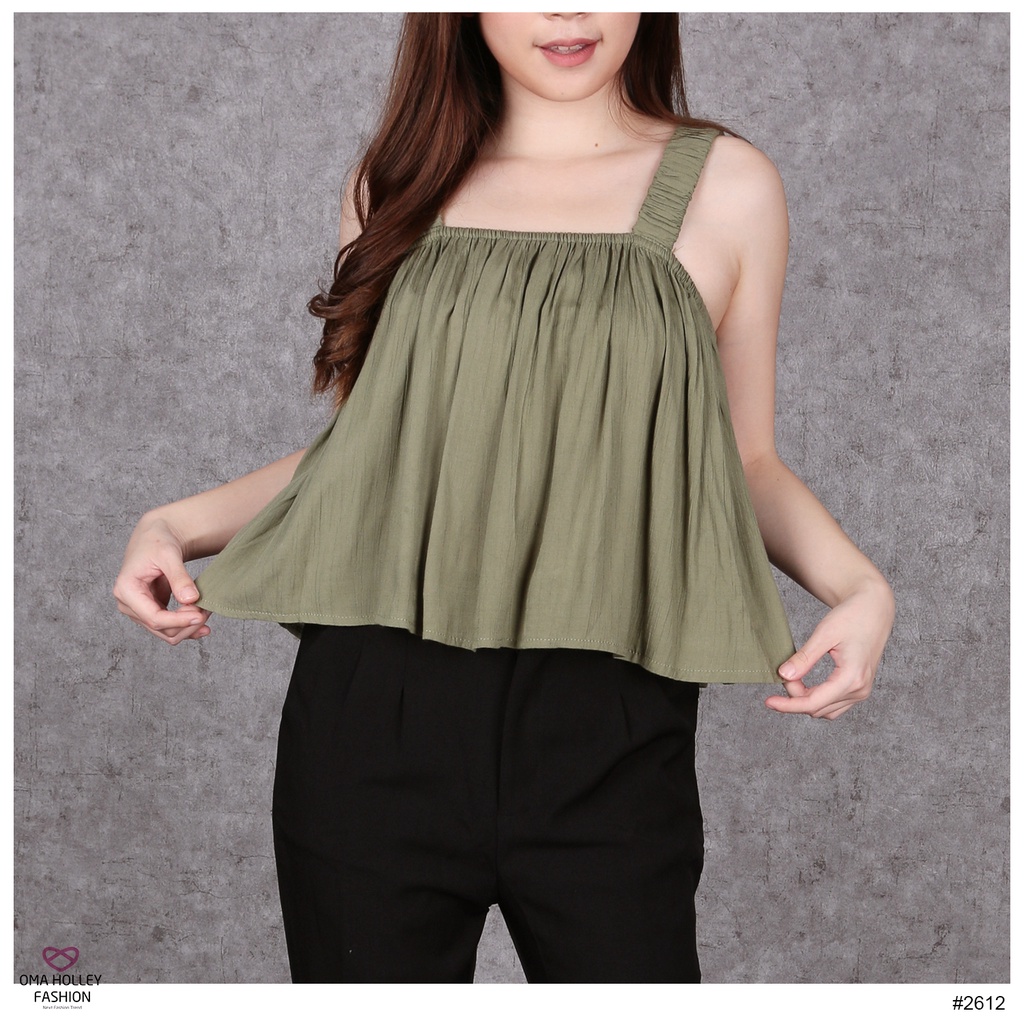 (COD) OH Fashion Carina Blouse String Baloon #2612