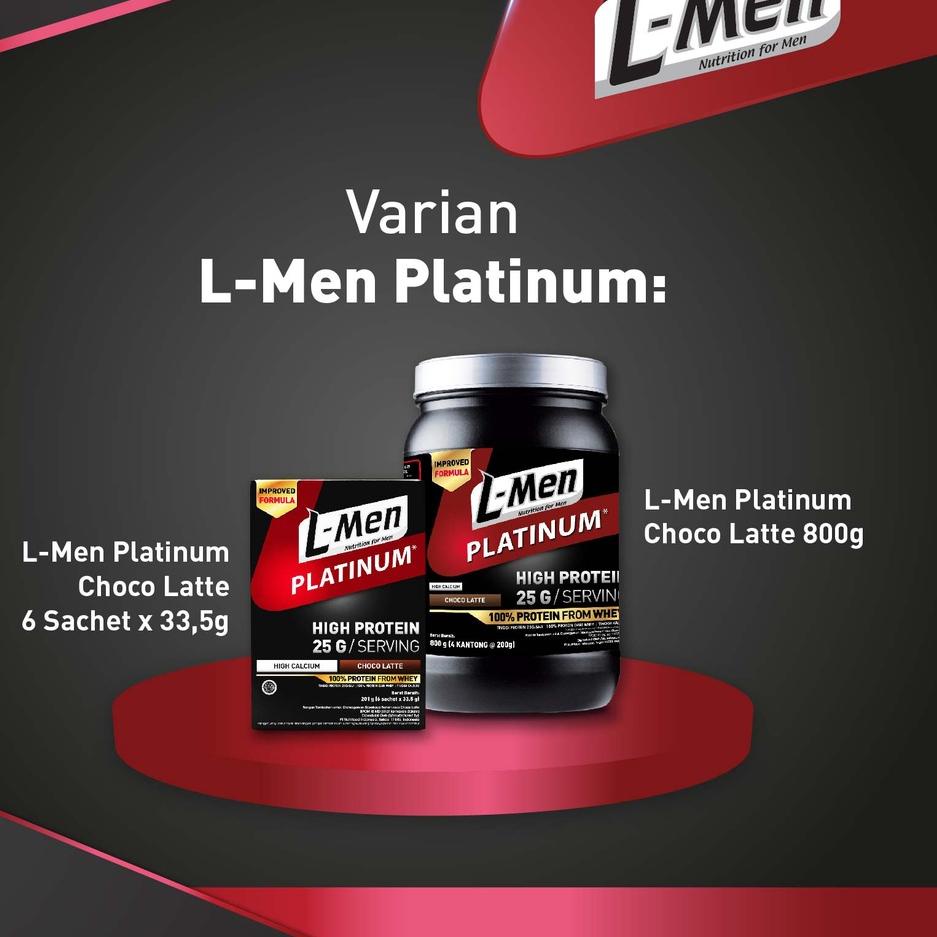 

Harga Bersahabat ☆ L-Men Platinum Choco Latte Box (25g protein/serving) - Suplemen Tinggi Whey Protein Rendah Lemak^