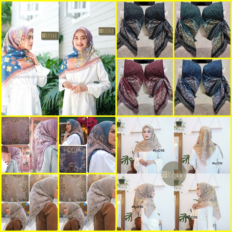 Hijab Segi Empat VOAL by Kayla/Hijab murah