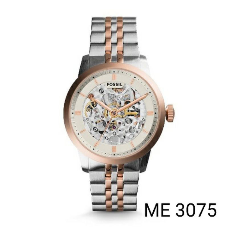 Jam Tangan Wanita Merk Fossil Type ME 3075 Original Stainless Otomatis