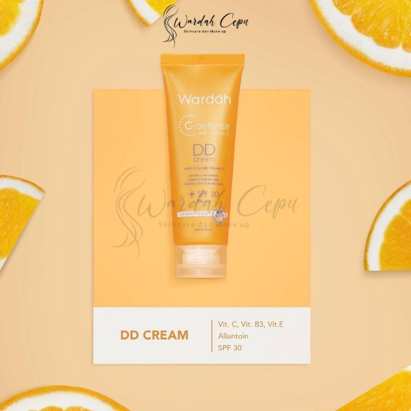 Wardah C-Defense DD Cream 20ml || Alas Bedak || Foundation