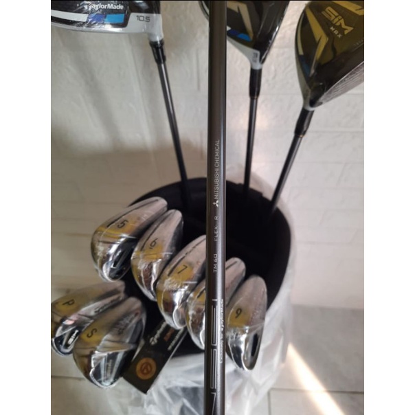STICK GOLF FULLSET TAYLORMADE SIM MAX PLUS BAG GOLF