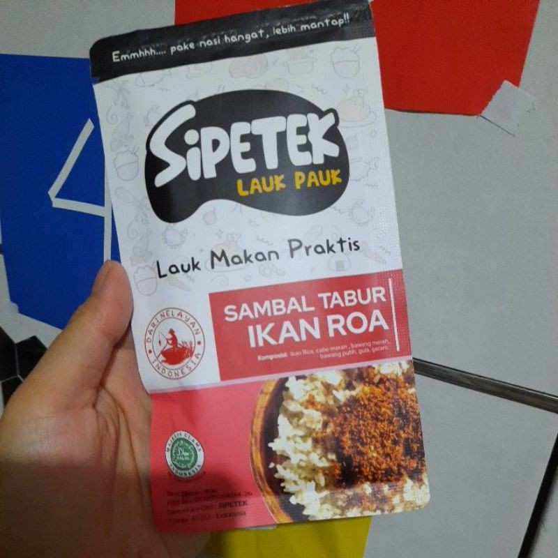 

Sipetek Lauk Makan Praktis Cemilan Bergizi Non MSG Teri Kentang Sambal Ikan Roa Abon Ikan Tuna