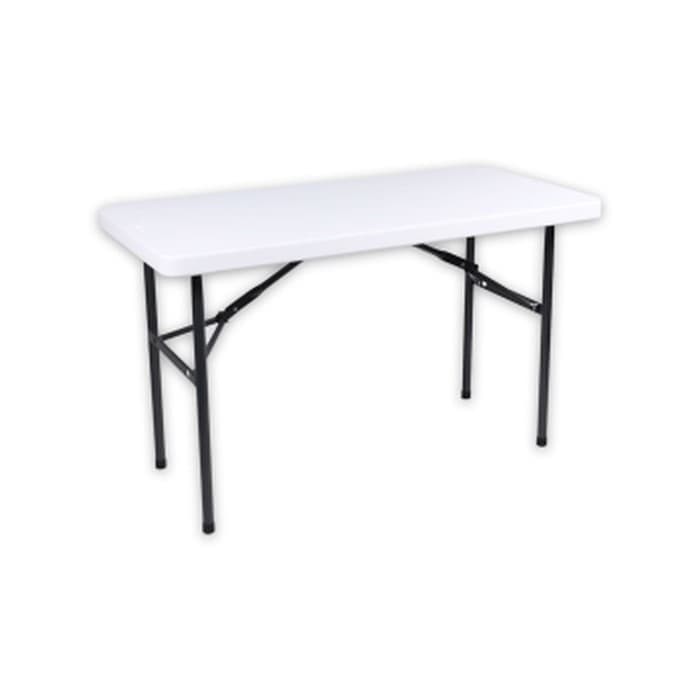 KRISBOW MEJA LIPAT PERSEGI PANJANG  PUTIH