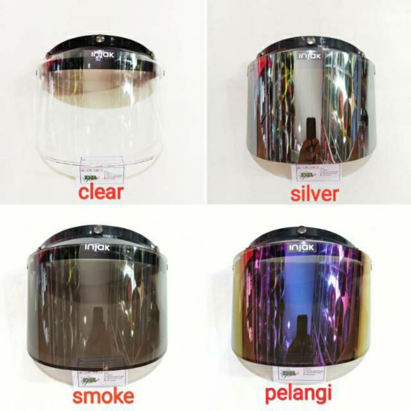 kaca helm bogo flat datar / kaca helm bogo classic