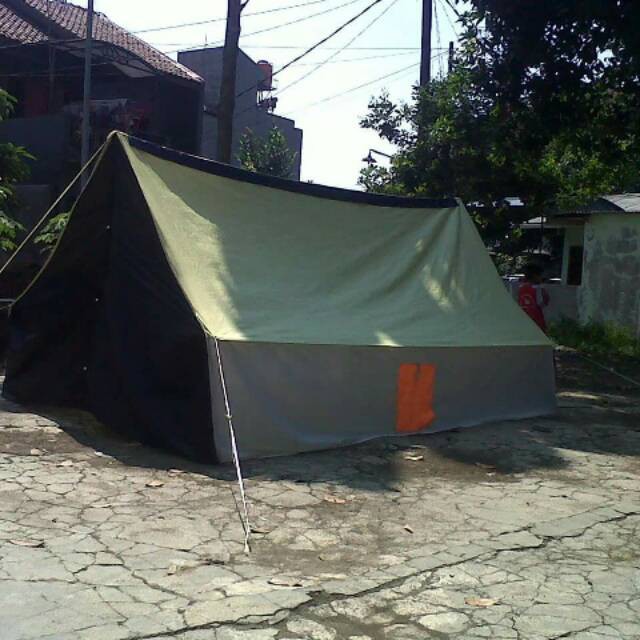 Tenda Pramuka 3x4 Murah Obral tenda pramuka regu kap 10 siswa/8 dewasa bahan waterproof campur