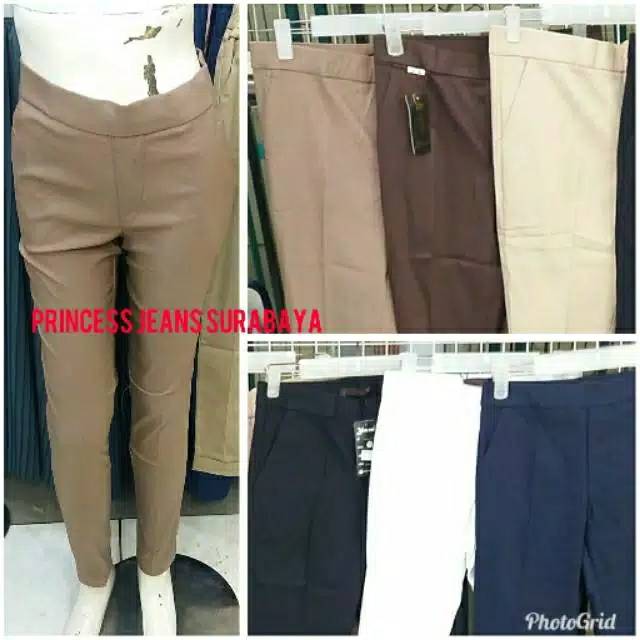 CELANA KERJA WANITA SKINNY KATUN TEBAL / Celana kerja wanita / Celana wanita / Celana kantor wanita