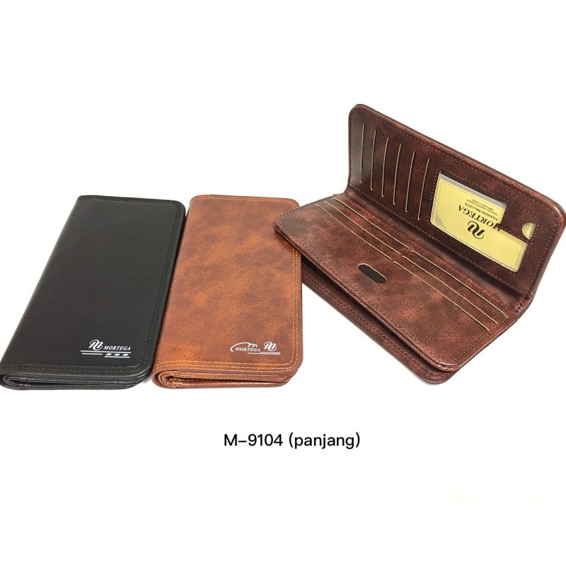 Dompet Kulit Pull Up Leather Pria Wanita Lipat 2 || Dompet Lipat Kulit Asli Corrected Top Grain