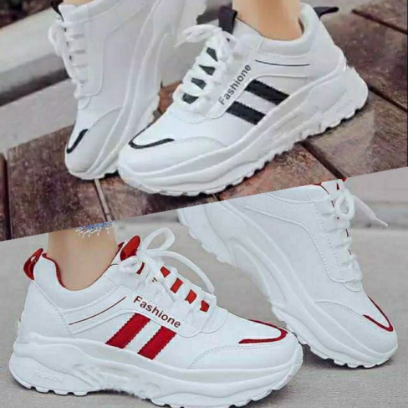 attarshoes Sepatu Sneakers Wanita Fashione Gaya Korea