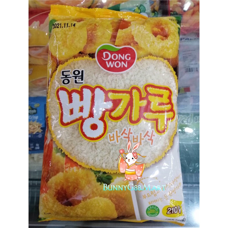 

TEPUNG ROTI DONG WON KOREA 210gr/TEPUNG PANKO TEMPURA IMPORT