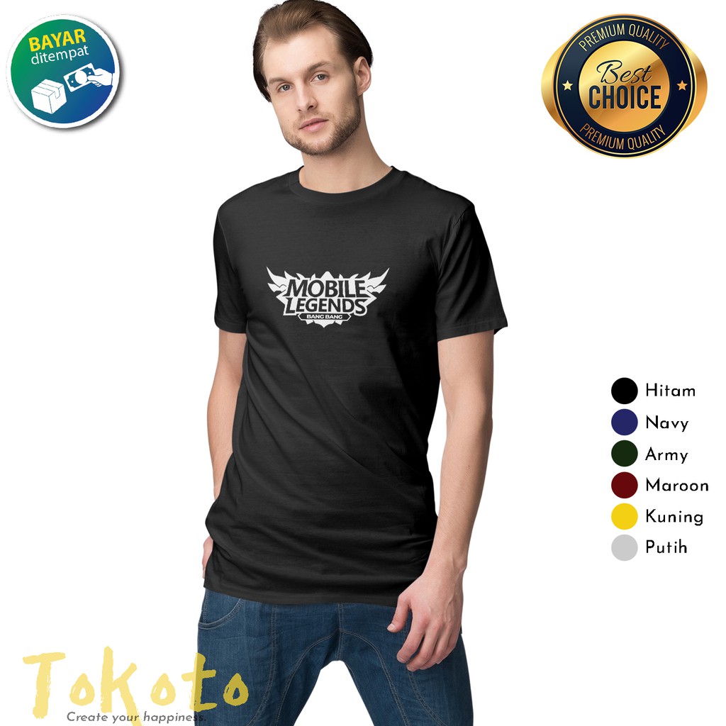 Kaos Game MOBILE LEGENDS Bisa Cod Brand  Lokal  Baju  Kaos 