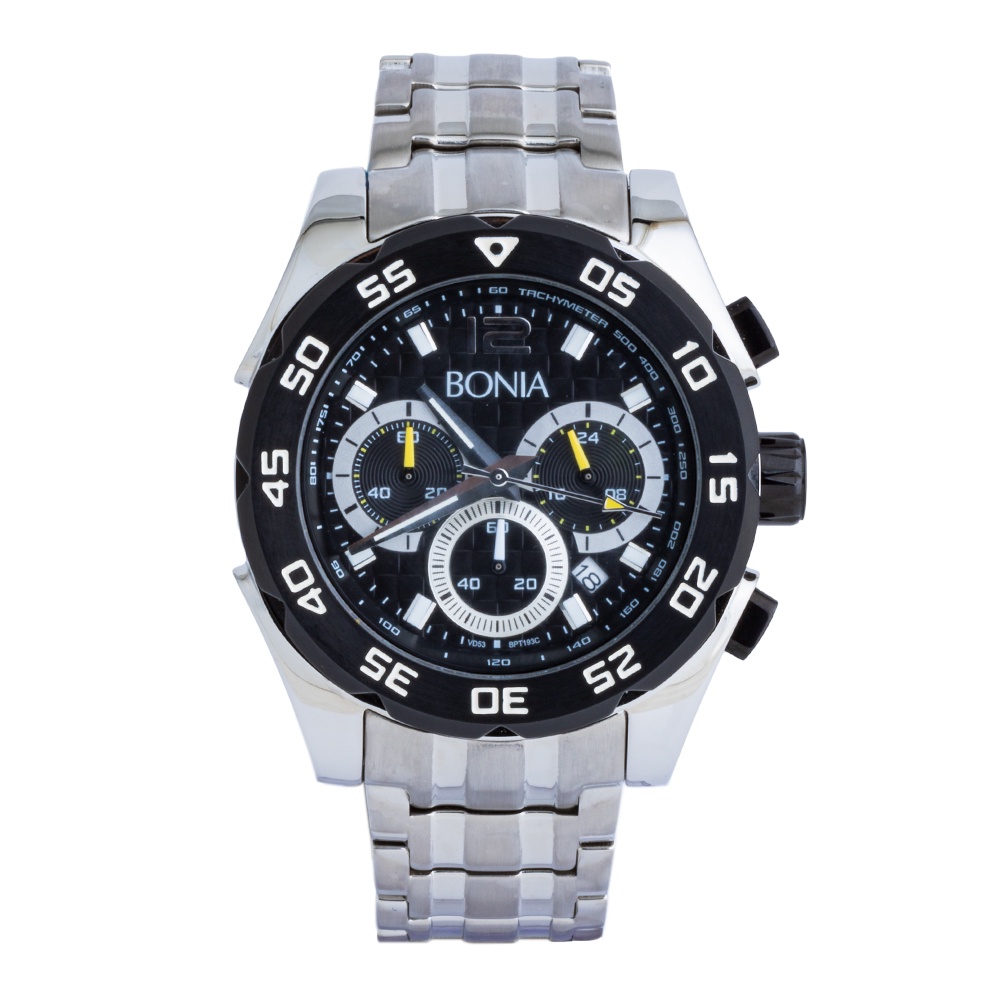 Jam Tangan Bonia BPT193-1635C Jam Tangan Pria Stainless Steel Silver