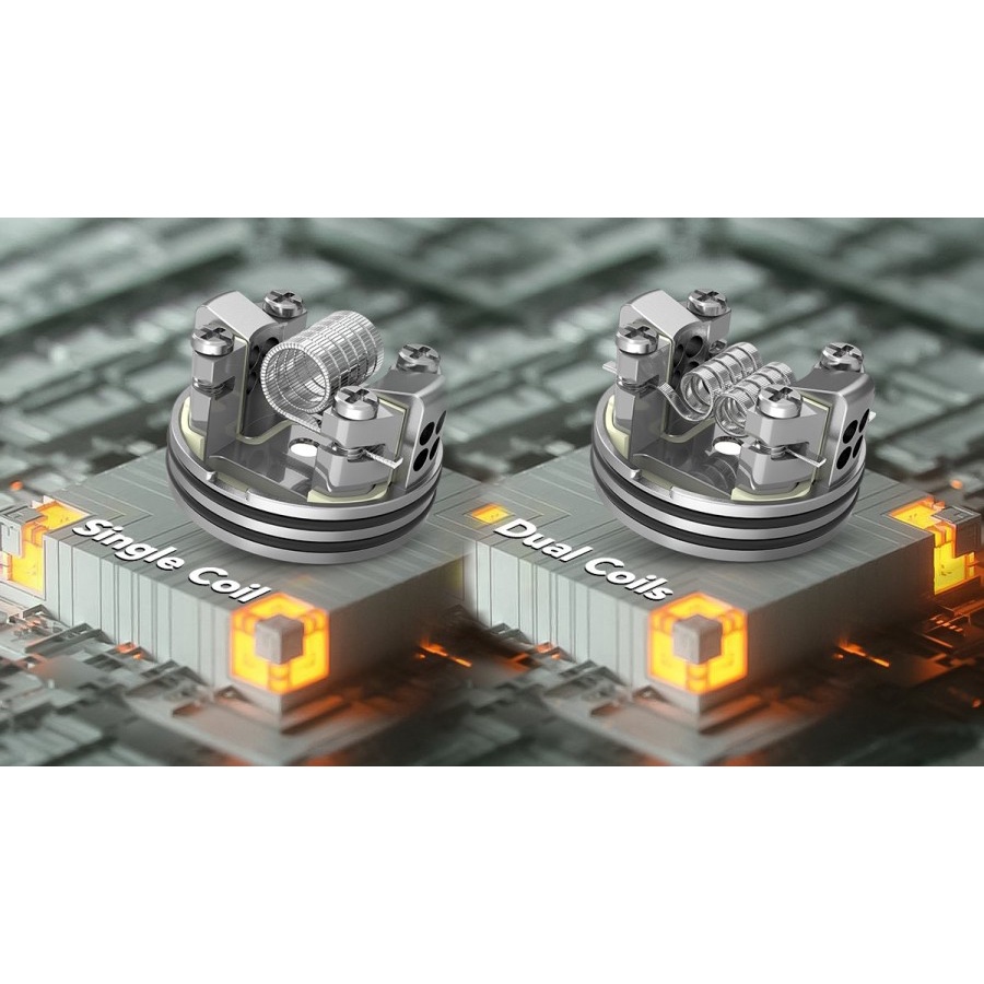 Authentic SRPNT RDA | 24mm | dual single coil from wotofo