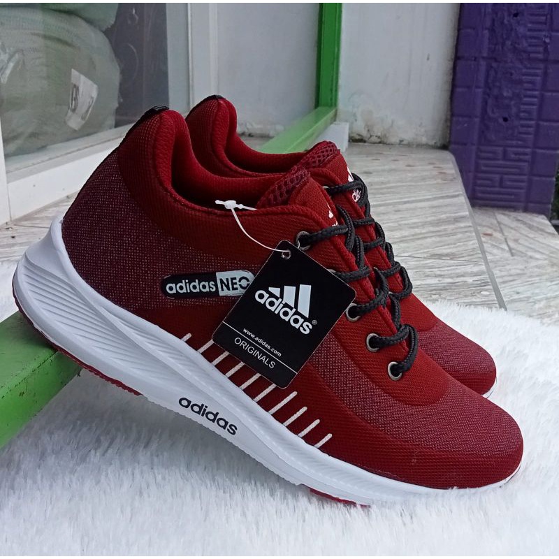 Sepatu sport cewek/Sepatu senam wanita-Maroon
