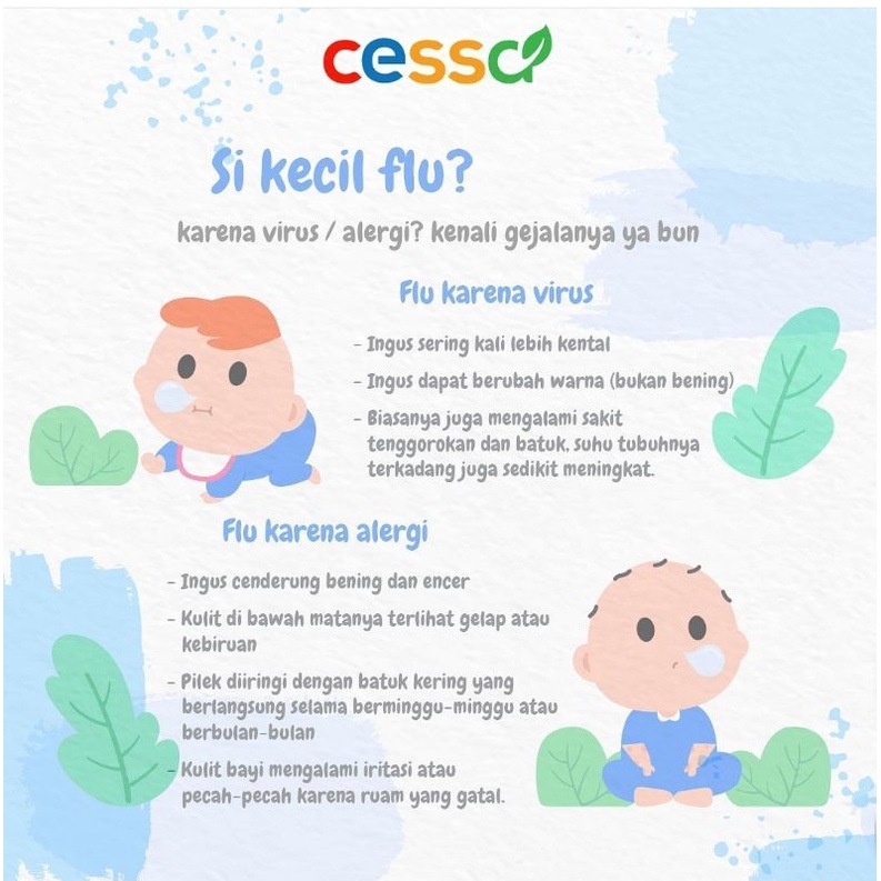 Cessa Baby Essensial Oil Happy Nose 8 ml /untuk melegakan pernafasan