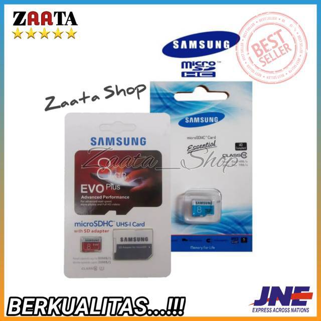 Memory Card HP MMC Samsung 8GB Micro SD Card