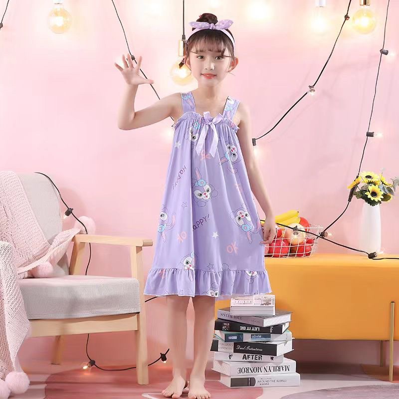 DASTER RENDA IMPORT ANAK | DST003 | DRESS IMPORT ANAK USIA 4-9 TAHUN | DRES ANAK IMPORT | PAKAIAN TIDUR ANAK