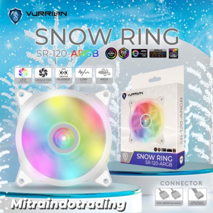 VURRION SR 120 SNOW RING ARGB FAN 12