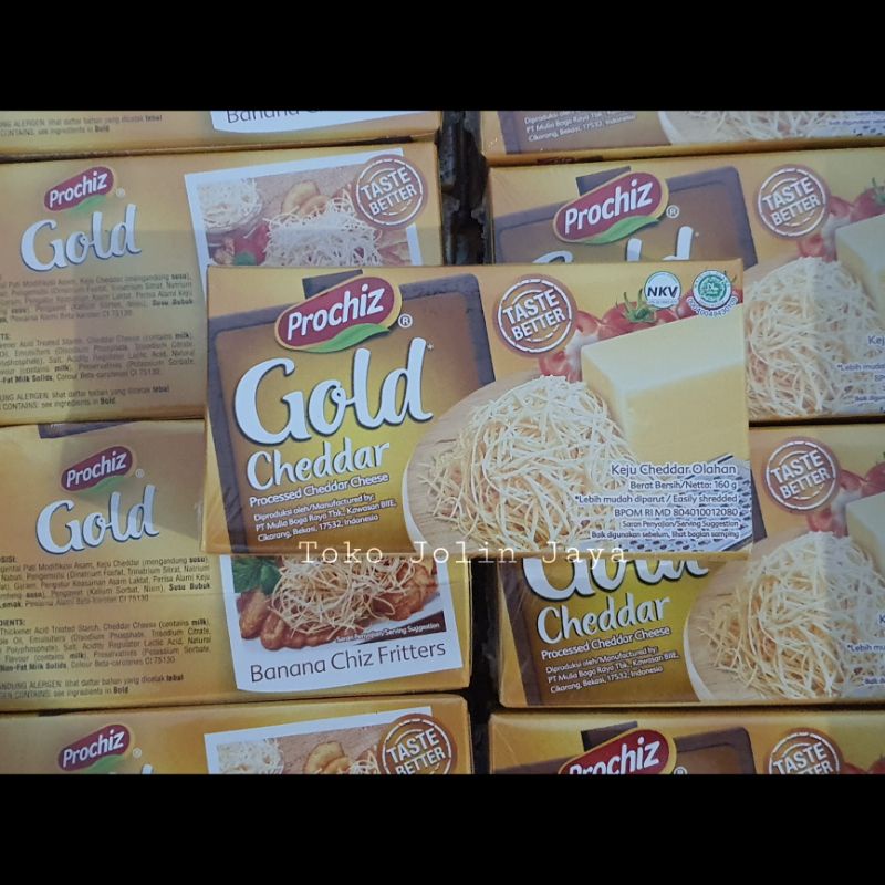 

160g keju cheddar Prochiz Gold
