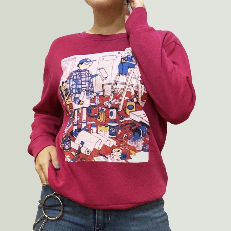 Magenta Sweater // Switer Magenta