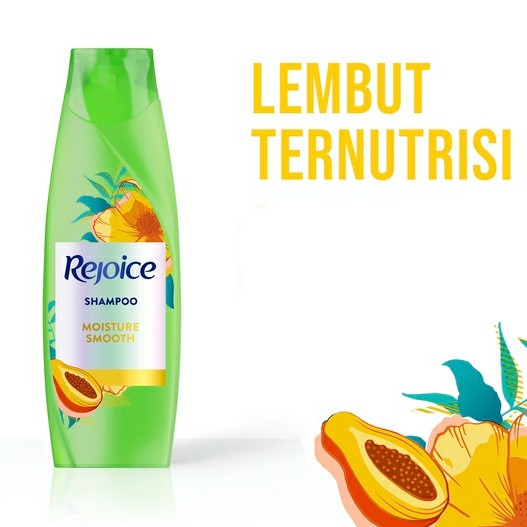 Rejoice Shampoo Moisture Smooth 150 ml - Lembut Ternutrisi