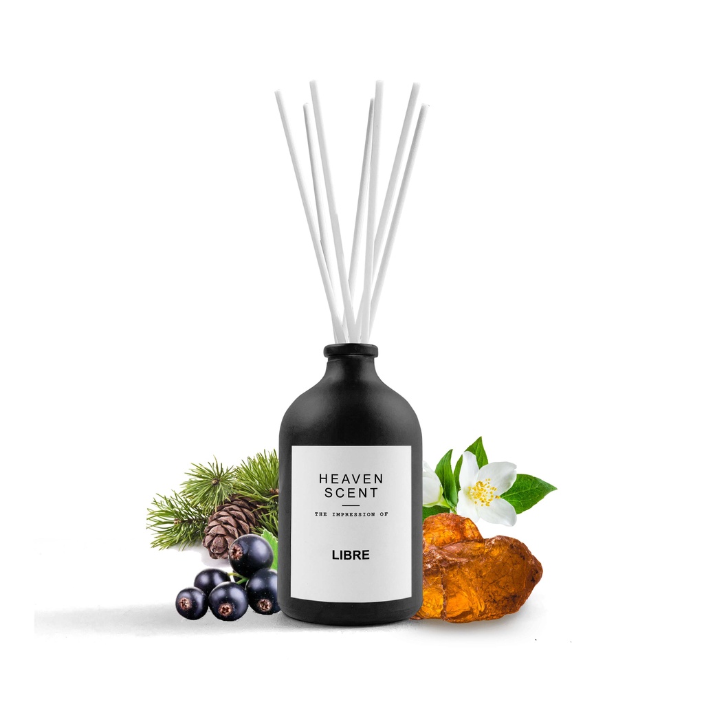 HEAVEN SCENT Luxury Reed Diffuser 100ml - Pengharum Ruangan Aromaterapi Inspired by Fragrances-Libre
