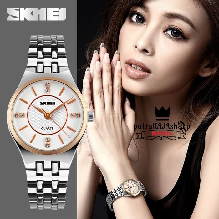 jam tangan SKMEI/SKMEI/SKMEI Jam Tangan Wanita 1133 Original Water Resistant 30M -Rose Gold