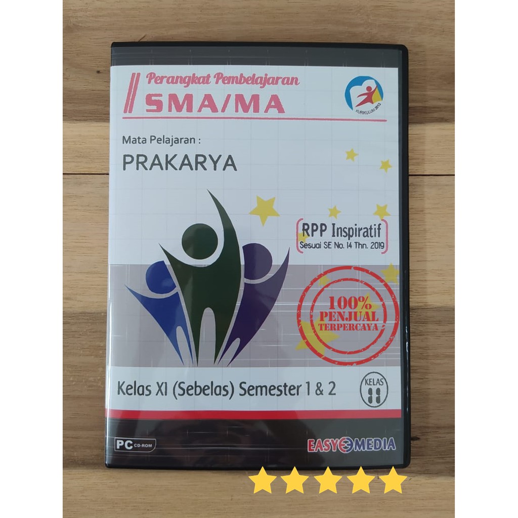 Bisa Cod Cd Rpp Satu Lembar Sma Smk Kelas 11 Xi Prakarya Revisi 2020 Semester 1 Dan 2 Shopee Indonesia