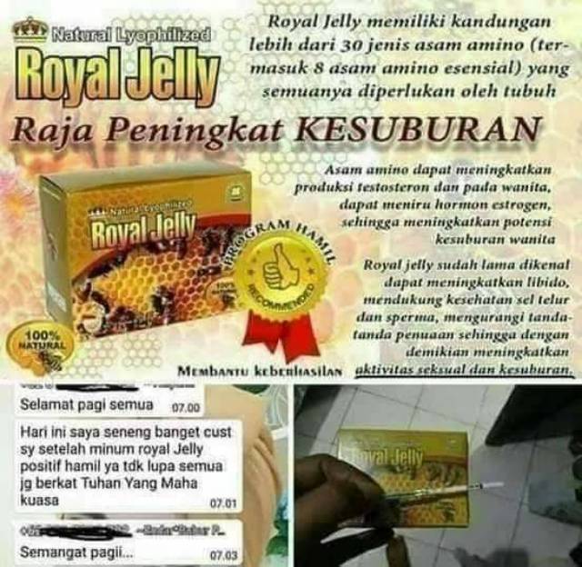 Minumanpenyubur Kandungan Serbuk Madu Royal Jelly Obat Penyubur Sperma Minuman Penguat Rahim Indonesia