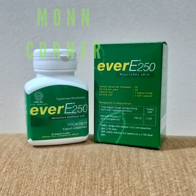 Jual Multivitamin Ever E 250mg Isi 30 Vitamin E Shopee Indonesia 4431