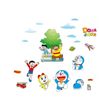 RELIZA WALLSTICKER DORAEMON NOBITA SUNEO GIANT KIDS 