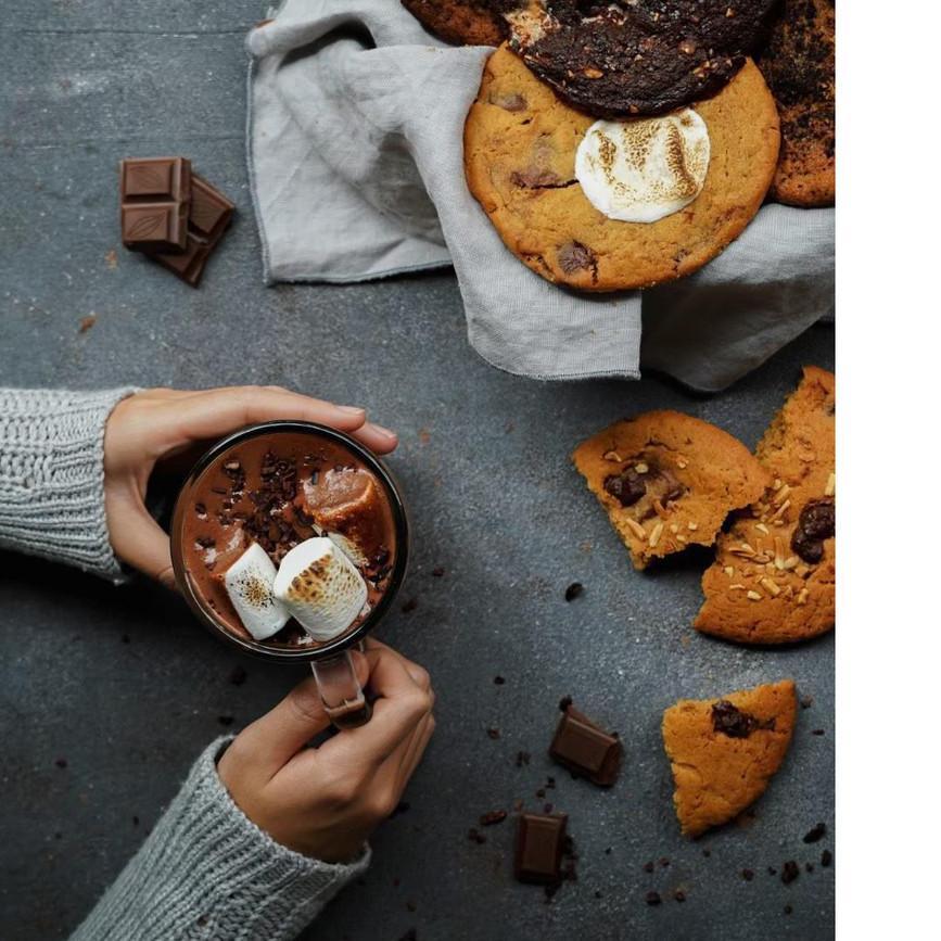 

⚡Cuci gudang⭐ Pipiltin Cocoa Baked Cemilan Coklat - Double Chocolate Soft Cookie