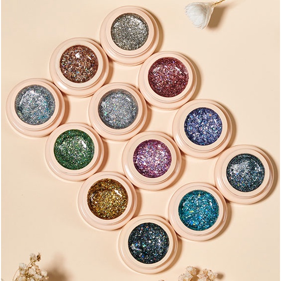 【 COD 】KUTEK GEL UV LED Gliter Nail polish Gel Art NAIL GEL POLISH 5ML/CAT KUKU MSY Kutek Gel/Cat Kuku