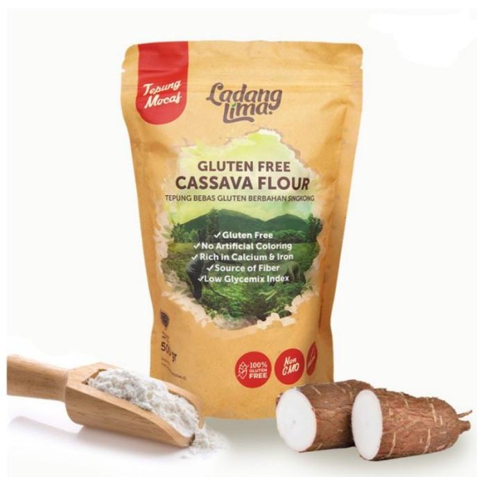 

[[COD]] LADANG LIMA Cassava Flour 500 g Halal | Tepung Singkong Gluten Free PRODUK TERBATAS Kode 1425