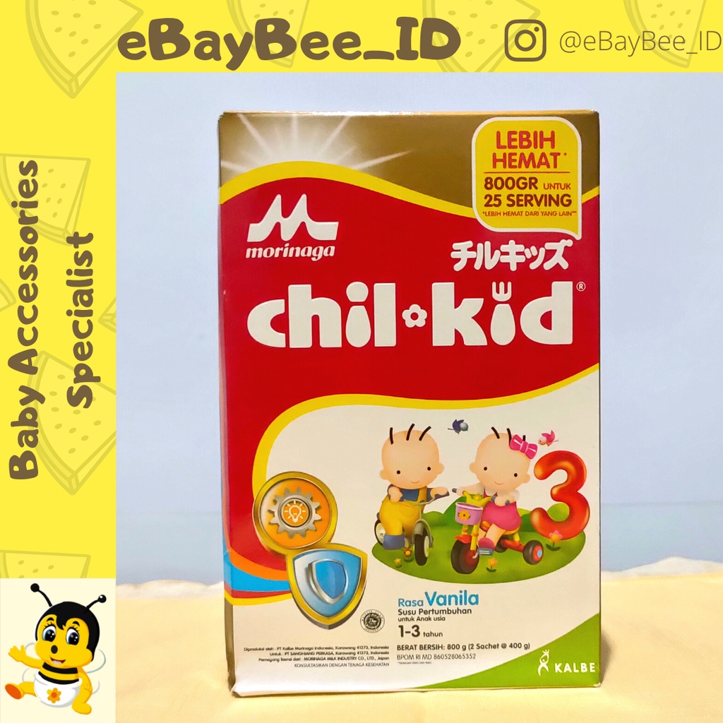 eBayBee_ID Morinaga Chil Kid 3 800 Gr | Susu Pertumbuhan Rasa Vanila / Madu