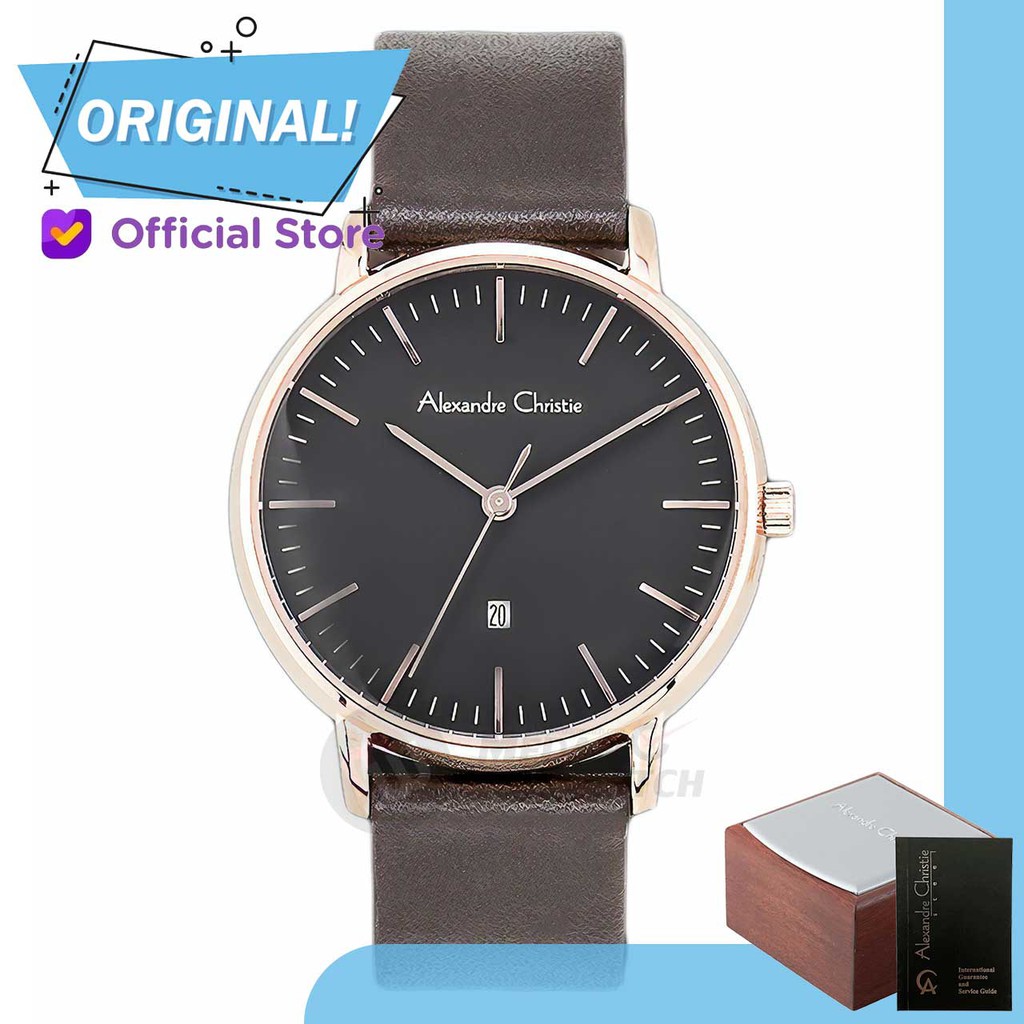 Jam Tangan Pria Analog Alexandre Christie 8420MD AC8420 AC 8420 MD 8420 MDLRGBA Original Garansi Res