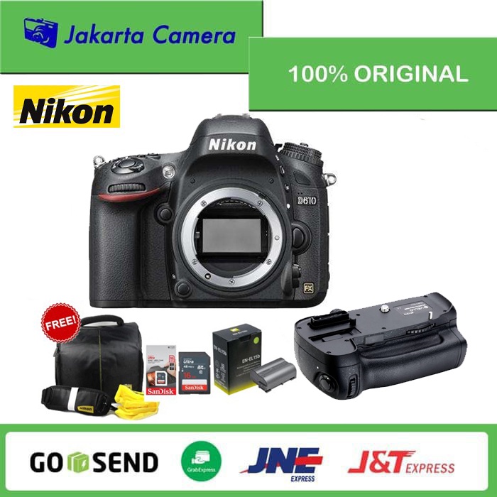 Nikon D610 D 610 Body Only Kamera DSLR Garansi Resmi
