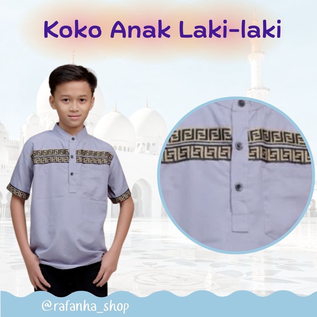 BAJU KOKO ANAK LAKI-LAKI USIA  2 -10 TAHUN | KOKO ATASAN ANAK LAKI-LAKI