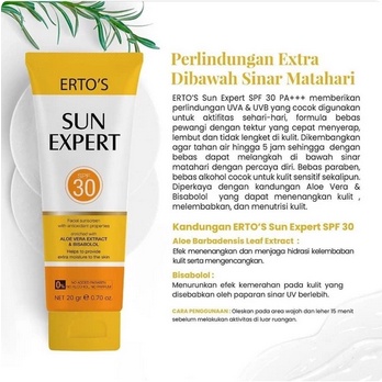 ERTOS Sun Expert SPF 30 PA+++ / Sunscreen 40gr