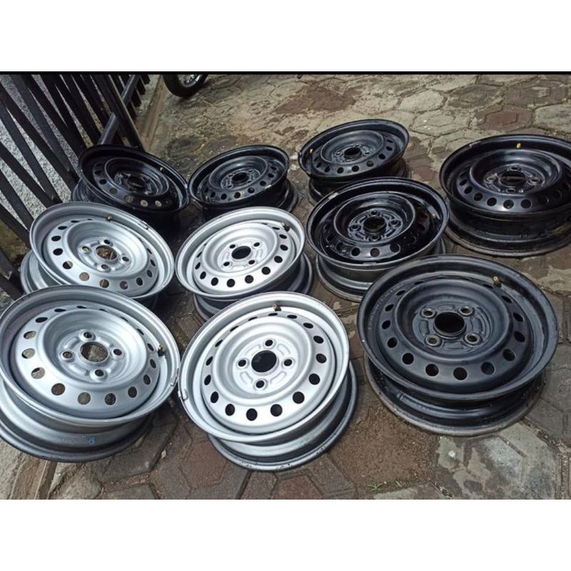 serep velg kaleng ring R 13 pcd 100 agya ayla sigra karimun atoz visto picanto