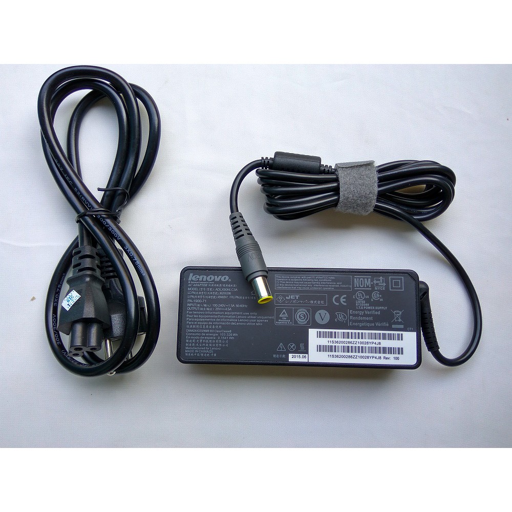 Adaptor Charger Original IBM LENOVO 20V 4.5A 90W ~Pin Central